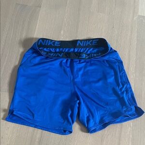 Nike Royal Blue Performance Shorts with Branded Waistband